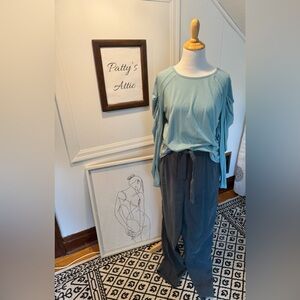 Nine West Blue Tapered Pants